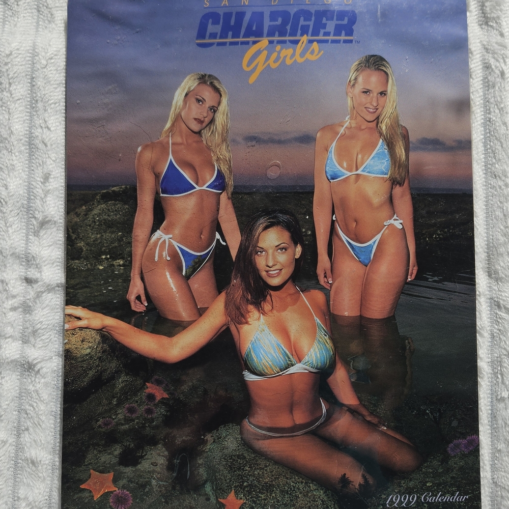 San Diego Chargers Girls Calendar 1999